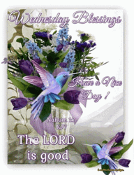 Beautiful Happy Wednesday Blessings GIF