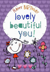 Beautiful Inspiring Message Happy Birthday GIF