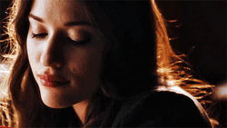 Beautiful Kat Dennings Thinking GIF