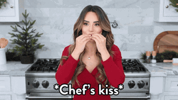 Beautiful Lady Double Chef's Kiss GIF
