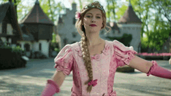 Beautiful Lady Swirl Like Princesses Do GIF
