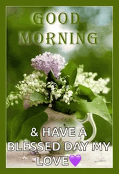 Beautiful Lily Good Morning Have A Blessed Day GIF