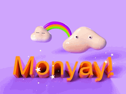 Beautiful Monday Cute Pink Clouds GIF