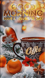 Beautiful Monday Flashing Cup Of Coffee GIF