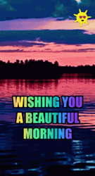 Beautiful Morning Sunrise Wish GIF