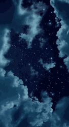 Beautiful Night Sky With Stars Wallpaper GIF 