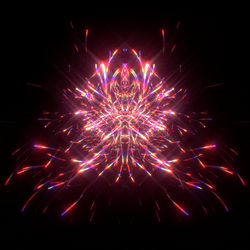 Beautiful Pink Loop Kaleidoscope GIF