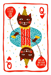 Beautiful Playing Card Happy Birthday GIF