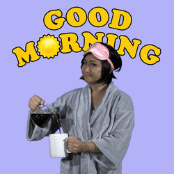 Beautiful Smile Monday Morning Coffee GIF