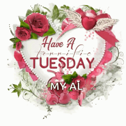 Beautiful Tuesday Flower Frame  GIF