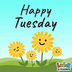 Beautiful Tuesday Happy Sunflower  GIF