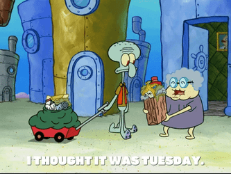 Beautiful Tuesday Squidward GIF