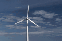 Beautiful Windmill Spinning GIF