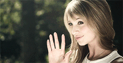Beautiful Woman Flirty Wave GIF