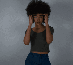 Beautiful Women Curly Hair GIF