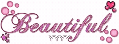 Beautiful Word With Hearts And Stars GIF