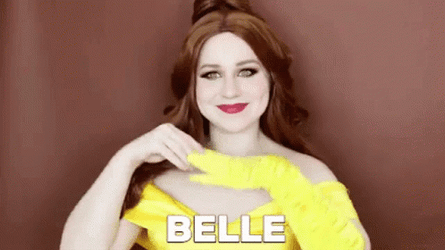 Beauty And The Beast Belle Cosplay GIF