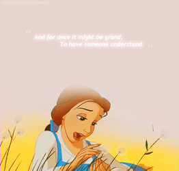 Beauty And The Beast Belle Singing GIF