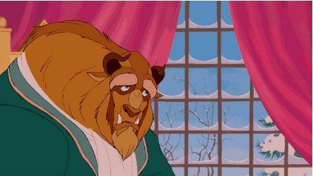 Beauty And The Beast Dine Together GIF