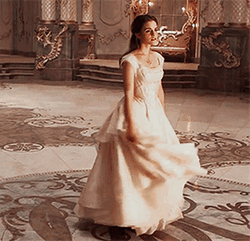 Beauty And The Beast White Dress
