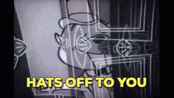 Beaver Hats Off To You GIF
