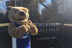 Beaver Mascot Heartbeat GIF