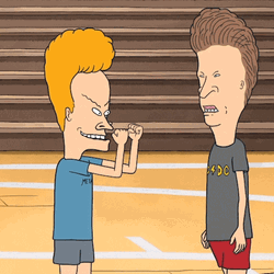 Beavis And Butt Head Fighting GIF