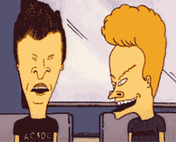 Beavis And Butt Head Laughing GIF