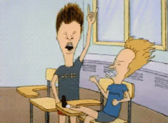 Beavis And Butt Head Metal GIF