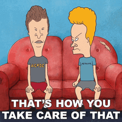 Beavis And Butt Head Thats How You Take Care Of That GIF
