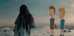 Beavis And Butt Head With Sadako GIF