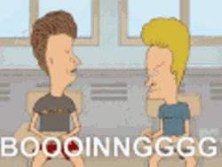 Beavis And Butthead Boing Argue GIF
