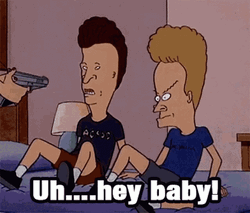 Beavis And Butthead Hey Baby GIF