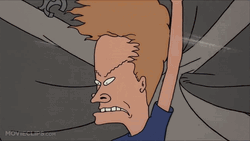Beavis And Butthead Hump Out Car GIF