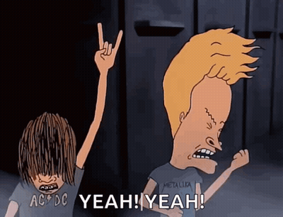 Beavis And Butthead Saying Yeah Yeah Yeah GIF