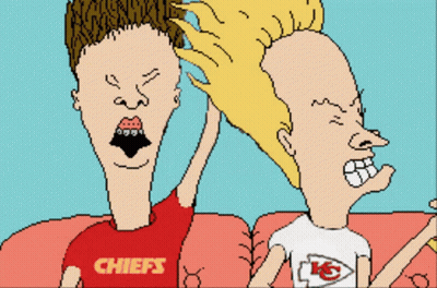Beavis And Butthead Sitting On A Couch GIF