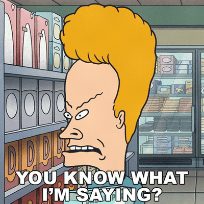 Beavis Says You Know What I'm Saying GIF