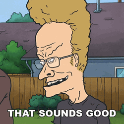 Beavis That Sounds Good GIF