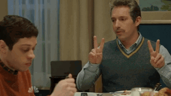 Beck Bennet Air Quotes  GIF