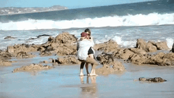 Becky G Sweet Beach Couple GIF
