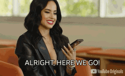 Becky G Talking Speaker Phone Smiling GIF