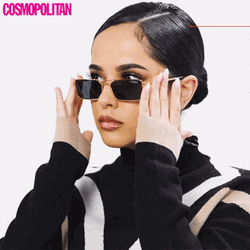 Becky G Wear Sunglasses Look Around GIF