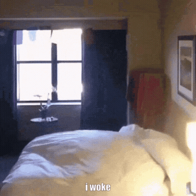 Bedroom Bed Window I Woke GIF