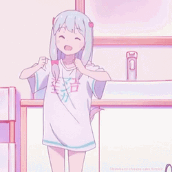 Bedroom Dance Anime Izumi Sagiri GIF