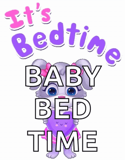 Bedtime Baby Bedtime Cat Poster GIF