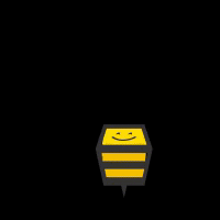 Bee 3D Printing Animation GIF