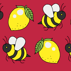 Bee And Lemon Marching GIF
