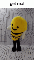 Bee Mascot Be Real Meme GIF