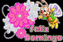 Bee On Shimmering Flowers Artwork GIF