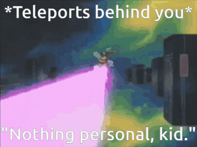 Bee Teleports Behind You GIF